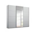 Schwebetürenschrank in Grau ca. 271x210x62cm
