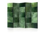 Paravent Green Puzzle II Hellgrün/Smaragdgrün