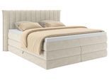 Boxspringbett Lina Beige ca. 200x200cm