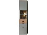 Vitrine Memphis Grün/Eiche Artisan