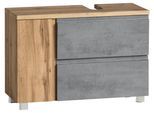 Waschbeckenunterschrank Varese ca. 85x56 cm Wotan Eiche
