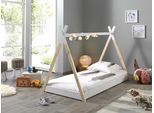 HAUSBETT Tipi 90x200 cm Weiß