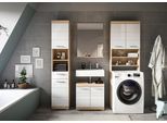 Badezimmer Lambada 4-tlg. ca. 160 cm Eiche/Weiß