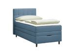 Boxspringbett Miami in Dunkelblau ca. 100x200cm