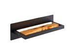 LED-Wandleuchte Chaumont Braun/Schwarz max. 9,5 Watt Wandlampe
