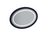 VitrA Valarte Flachspiegel 65789 1000x45x700mm, oval, LED-Beleuchtung, Korpus stahlblau, lackiert
