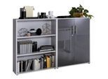 Aktenschrank Office Edition Sw Set 1 niedrig Grau