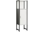 Midischrank Edino ca. 33x114 cm Weiß/Schwarz