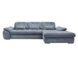 Ecksofa Rigatti mit Bettkasten ca. 314x184 cm Hellblau