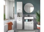 Badezimmer Prisam 3-tlg. ca. 95 cm Weiß