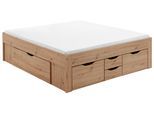 Stauraumbett Noah in Eiche Artisan ca. 180x200cm