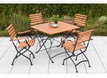 Gartengarnitur 5-tlg. Schlossgarten Holz/Metall