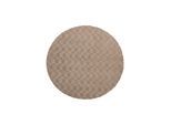 Teppich KAYOOM "Royal Glow 825", beige (taupe), B:120cm H:30mm L:120cm Ø:120cm, Polyester, Teppiche, Teppich, Auch in rund, Hochflor, Modernes Muster, Vegan