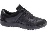 Schnürschuh WALDLÄUFER "M-Ira-Soft", Damen, Gr. 5,5 (38,5), silber (schwarz, silberfarben), Nubukleder, Textil, Schuhe Schnürschuh, in M-Weite = extra weit, Freizeitschuh, Halbschuh, Schnürschuh