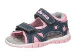 Sandale LICO "Sandale Lorin V", Mädchen, Gr. 25, grau, Synthetik, Schuhe Sandale