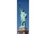 Fototapete ARCHITECTS PAPER "Statue Of Liberty", bunt (blau, grau, grün), B:1m L:2,8m, Vlies, Tapeten, Tapete New York Fototapete Panel 1,00m x 2,80m
