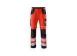 Kübler PSA Reflectiq Hose 2207 warnrot/schwarz 24 ; Kübler Workwear (2207 8341-5499-24)