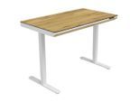 Xora Schreibtisch , Weiss, Eiche Artisan , Metall, Kunststoff, Holzwerkstoff , 1 Schublade(n) Schubladen , rechteckig , eckig , 70x73-118x120 cm , höhenverstellbar , Büromöbel, Büromöbelsets, Büromöbelserien