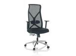 hjh OFFICE Profi Bürostuhl AZURRO B Stoff / Netzstoff mit Armlehnen
