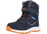 Stiefel ZIGZAG "Balful", Mädchen, Gr. 25, blau (dunkelblau), Kunstfaser, Polyurethane, Schuhe Stiefel, mit wasserdichter Funktion