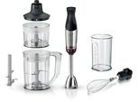 BOSCH Stabmixer "ErgoMaster Serie 6 MSM6M652, Zerkleinerer, Mixer, Schneebesen, Edelst.", stainless steel, B:6cm H:39,5cm T:7,8cm, Mixer, Mixbecher, Metallkuplung, Luftkühlung, 10 Jahre Motorgarantie, Stabmixer