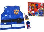 Spielzeug-Schutzweste SIMBA "Feuerwehrmann Sam, Feuerwehr Rettungsset", bunt, Rollenspielzeug, Kinder, Kunststoff, Spielzeug-Schutzweste, mit Taschenlampe und Walkie-Talkie
