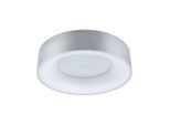 PAULMANN LED Deckenleuchte "Selection Bathroom Casca IP44 1x16W 300mm, 230V Metall/Kunststoff", grau (aluminiumfarben), 1, Ø 30cm H: 7,1cm, 1 Stk., Leuchten, WhiteSwitch, LED Deckenleuchte