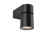 LED Außen-Wandleuchte PAULMANN "Kimu IP44 80mm 3000K 8W 500lm 230V 70 Anthrazit Aluminium", grau (anthrazit), H:14,4cm T:15cm Ø:8cm, Leuchten, LED Außen-Wandleuchte