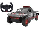 RC-Auto JAMARA "Deluxe Cars, AUDI RS Q e-tron E2 1:14, grau - 2,4 GHz", grau, Fernlenkfahrzeuge, KinderB:16,6cm H:13,8cm T:33,3cm, RC-Auto, mit LED-Lichtern, B:16,6cm H:13,8cm T:33,3cm