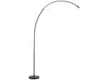 BRILLIANT LED Stehlampe "Bow", schwarz, H: 179cm, 1 Stk., Leuchten, LED Bogenlampe, 179 cm, 1300 lm, 3000-6500 K, dimmbar, LED Stehlampe