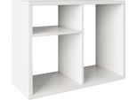 Beistelltisch INOSIGN "Felicia", weiß (weiß, weiß, weiß), H:57,9cm T:34cm, Tische, Beistelltisch