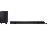 SHARP Soundbar "HT-SBW55121 5.1.2 Dolby Atmos/DTS:X mit Drahtlos-Subwoofer", schwarz, B:126cm H:7,5cm T:12,5cm, Lautsprecher, Soundbar