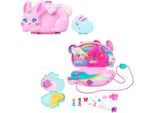 Spielwelt POLLY POCKET "Baby und Häschenmama Schatulle", bunt, Spielfigurenwelten, KinderB:20cm H:14cm T:7,5cm, Kunststoff, Spielwelt, B:20cm H:14cm T:7,5cm