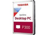 TOSHIBA interne HDD-Festplatte "P300 Desktop PC 2TB", schwarz (silber, schwarz), 2 TB, Festplatten, interne HDD-Festplatte