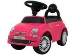 Rutscherauto JAMARA "Fiat 500", pink, Rutschautos, KinderB:27,5cm H:38cm T:60cm, Kunststoff, Rutscherauto, B:27,5cm H:38cm T:60cm