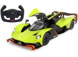 RC-Auto JAMARA "Aston Martin Valkyrie AMR Pro, grün, 2,4GHz, Tür manuell", grün, Fernlenkfahrzeuge, KinderB:14,7cm H:7,9cm, RC-Auto, mit LED Beleuchtung, B:14,7cm H:7,9cm