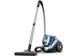 ROWENTA Bodenstaubsauger "Compact Power XXL, ohne Beutel, hohe Saugleistung, leicht & kompakt", blau (hellblau, schwarz, silber), B:27,6cm H:29,1cm T:40,9cm, Bodenstaubsauger, XXL Fassungsvermögen, 99,98% Filtrierung, langes Kabel, RO4B11, Bodenstaubsauger