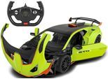 RC-Auto JAMARA "Deluxe Cars, Lamborghini Huracán STO 1:14, grün - 2,4 GHz", grün, Fernlenkfahrzeuge, KinderB:16cm H:8,9cm T:32,5cm, RC-Auto, mit LED-Lichtern, B:16cm H:8,9cm T:32,5cm