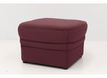 Hocker DOMO COLLECTION "Montana", rot (karminrot), B:60cm H:40cm T:60cm, Hocker, Hocker