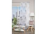 Vorhang HOME WOHNIDEEN "RAWLINS" Gr. 3, grau, B:140cm H:225cm, Microfaser, Polyester, Gardinen, Vorhang, Schal aus Voile bedruckt, Topseller