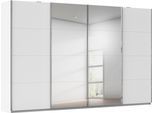 Schwebetürenschrank RAUCH "Kleiderschrank Schrank Garderobe Wäscheschrank Ankleide SYNCRONO", weiß (weiß, spiegel), B:361cm H:230cm T:62cm, Holzwerkstoff, Schränke, Schwebetürenschrank, Mitteltüren mit praktischer Synchron-Öffnung MADE IN GERMANY