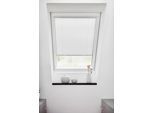 Dachfensterplissee LICHTBLICK ORIGINAL "Haftfix" Gr. 3, weiß (weiß, weiß), B:47,3cm H:100cm, Obermaterial: 100% Polyester, Plissees, Dachfensterplissee, Crush-Optik, mit Saugnapf, Topseller