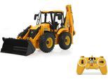 RC-Bagger JAMARA "Baggerlader JCB", gelb, Fernlenkfahrzeuge, KinderB:14cm H:17cm T:61cm, Kunststoff, RC-Bagger, B:14cm H:17cm T:61cm