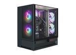 COUGAR Gaming-PC "OmnyX BK 8075 AMD Ryzen 7 9850X3D 32GB DDR5 2TB SSD RTX 5080", schwarz, Microsoft Windows 11 Home (64 Bit), 32 GB RAM 2.000 GB SSD, Desktop-PCs, Windows 11, DDR5 RAM, Wasserkühlung, Gaming-PC