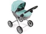 Puppenwagen CHIC2000 "Lilli, Melange Mint", grau (melange mint), Puppenwagen, KinderB:35cm H:60cm T:35cm, Puppenwagen, zusammenklappbar, B:35cm H:60cm T:35cm