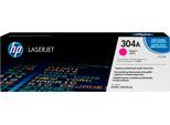 HP Tonerkartusche "HP original Toner 304A, Farben: B/C/M/Y", pink (magenta), Tonerpatronen, Tonerkartusche