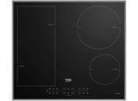 BEKO Flex-Induktions-Kochfeld "HII 64200 FMTX", silber (silberfarben), B:58cm H:5,2cm T:51cm, Kochfelder, Stop&Go – Pause drücken und später genau dort weitermachen, Flex-Induktions-Kochfeld