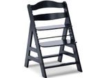 Hochstuhl HAUCK "Alpha+", Kinder, Gr. B/H/T: 56cm x 77cm x 48cm, schwarz, Baumwolle, Kunststoff, Massivholz, Polyester, Stahl, Stühle Hochstuhl