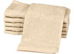 Gaestehandtuecher ROSS "Rubin", beige (natur), B:30cm L:50cm, Frottier, Baumwolle, Handtücher, Gaestehandtuecher, 100% Baumwolle