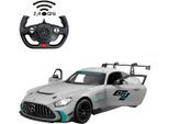RC-Auto JAMARA "Mercedes-AMG GT2 silber 2,4GHz", grau, Fernlenkfahrzeuge, KinderB:14,8cm H:10cm T:33,4cm, Kunststoff, RC-Auto, LED-Licht; Maßstab 1:14, B:14,8cm H:10cm T:33,4cm